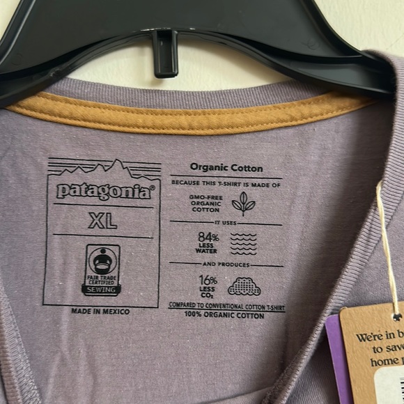 NWT Men's '73 Skyline Organic T-Shirt IN RUSTIC PURPLE COLOR - Picture 6 of 7